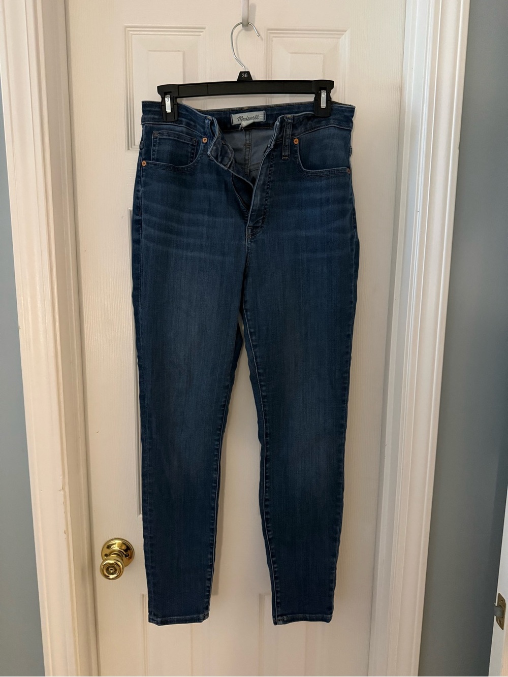 Madewell curvy high rise skinny jeans